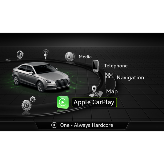 Activation de l'option Carplay via USB pour Audi MIB2 à partir de 2018