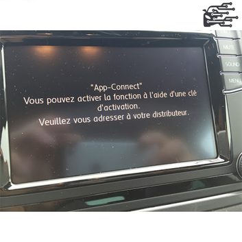 Activation de l'option Carplay via SD pour Volkswagen