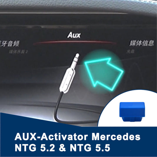 Activateur AUX (Jack) Mercedes NTG 5.2 et 5.5