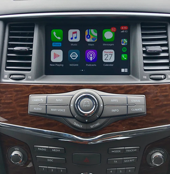 Apple Carplay pour Nissan Patrol 2018-2021